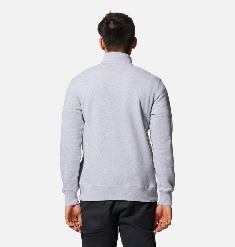 Men's MHW Logo 1/2 Zip, Color: Hardwear Grey Heather, image 2