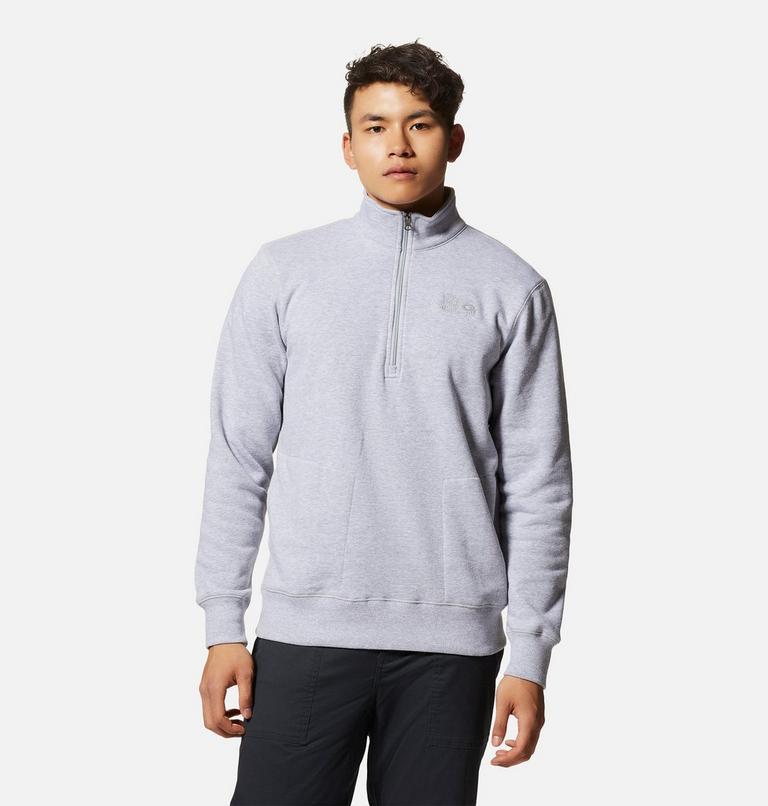 Men's MHW Logo 1/2 Zip, Color: Hardwear Grey Heather, image 1