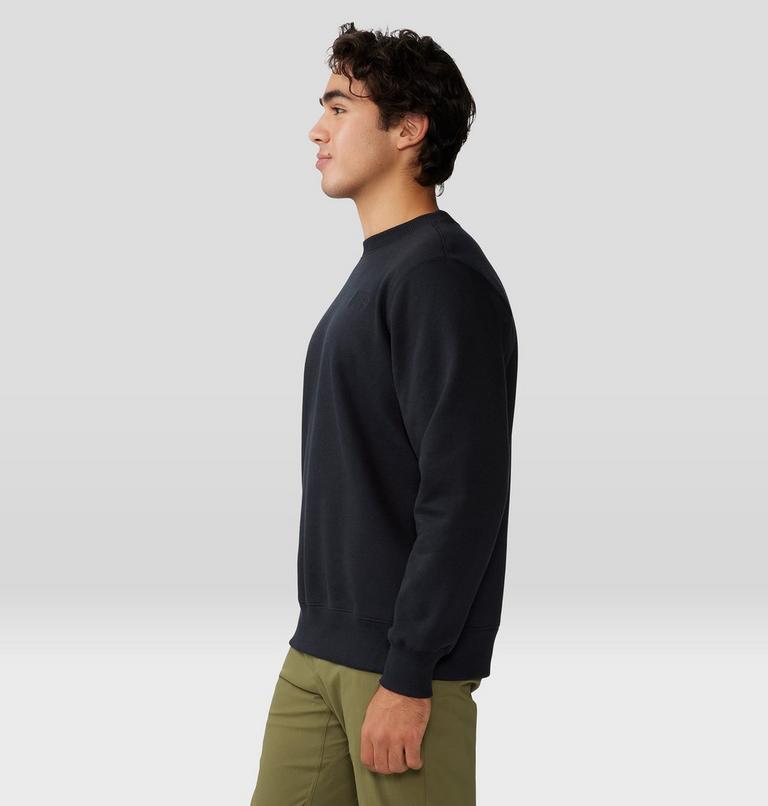 Men's MHW Logo Pullover Crew, Color: Black, image 3