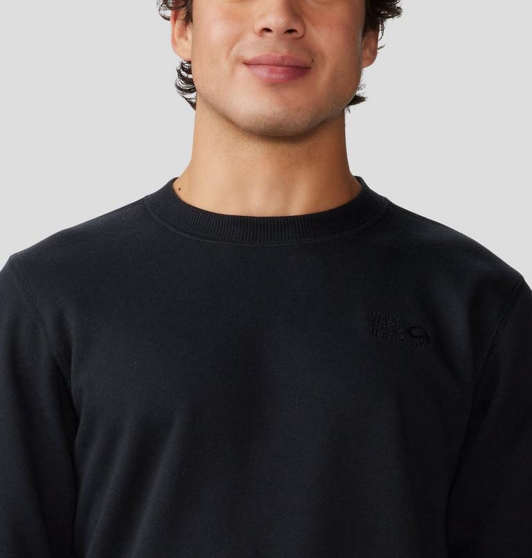 Men's MHW Logo Pullover Crew, Color: Black, image 4
