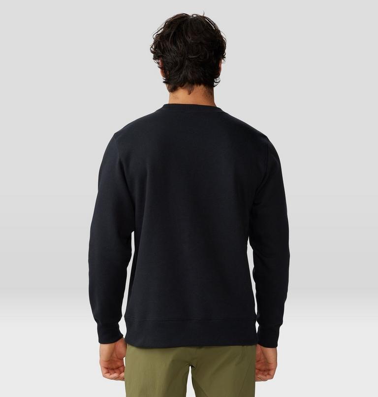 Men's MHW Logo Pullover Crew, Color: Black, image 2