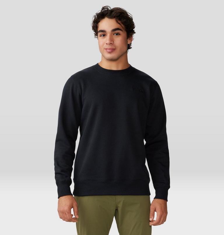Men's MHW Logo Pullover Crew, Color: Black, image 1