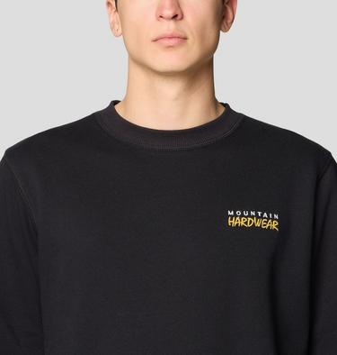 Men's MHW Logo Pullover Crew, Color: Black, image 4