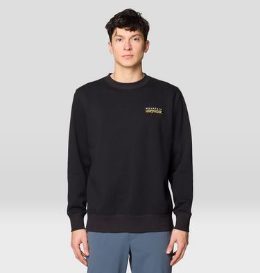 Men's MHW Logo Pullover Crew, Color: Black, image 1