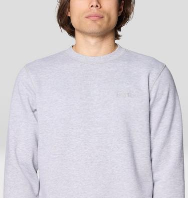 Men's MHW Logo Pullover Crew, Color: Hardwear Grey Heather, image 4