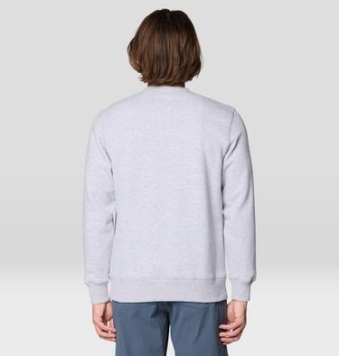 Men's MHW Logo Pullover Crew, Color: Hardwear Grey Heather, image 2