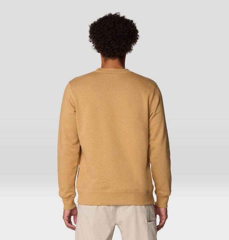 Men's MHW Logo Pullover Crew, Color: Buck, image 3