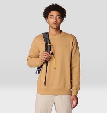 Men's MHW Logo Pullover Crew, Color: Buck, image 6