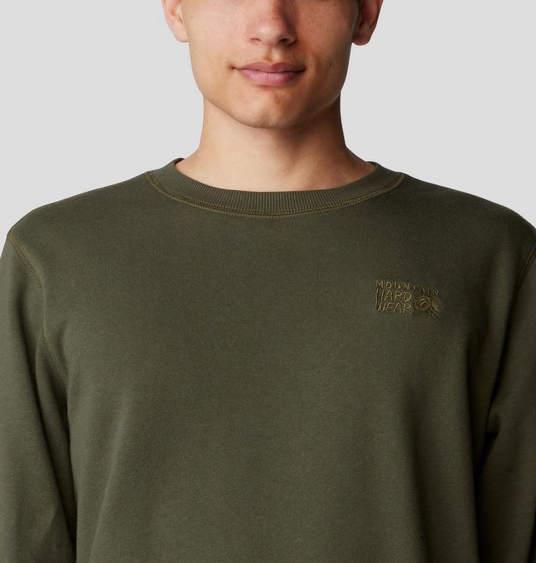 Men's MHW Logo Pullover Crew, Color: Dark Pine, image 4