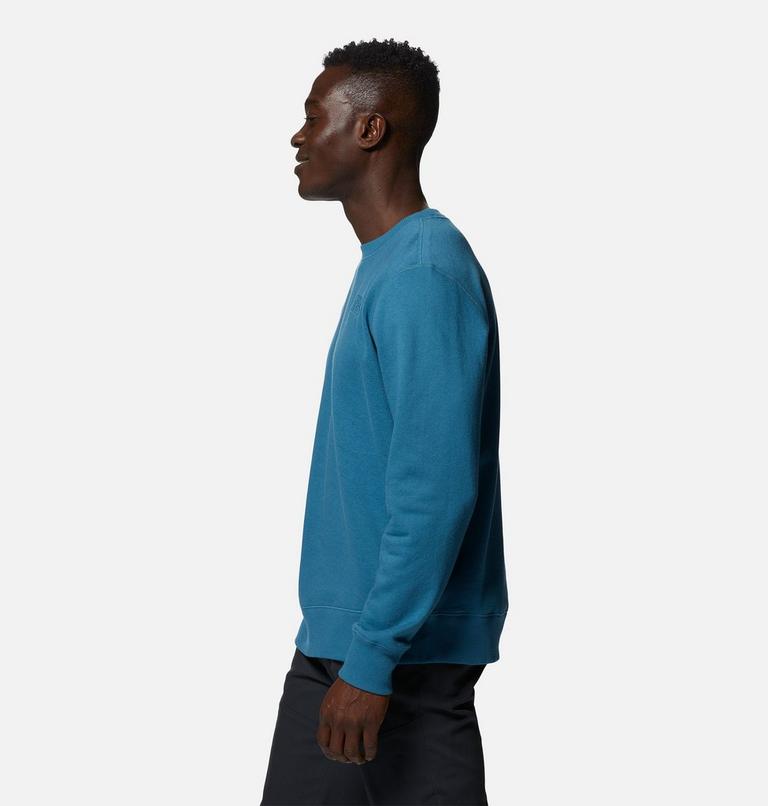 Men's MHW Logo Pullover Crew, Color: Caspian, image 3