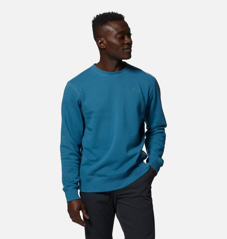 Men's MHW Logo Pullover Crew, Color: Caspian, image 5