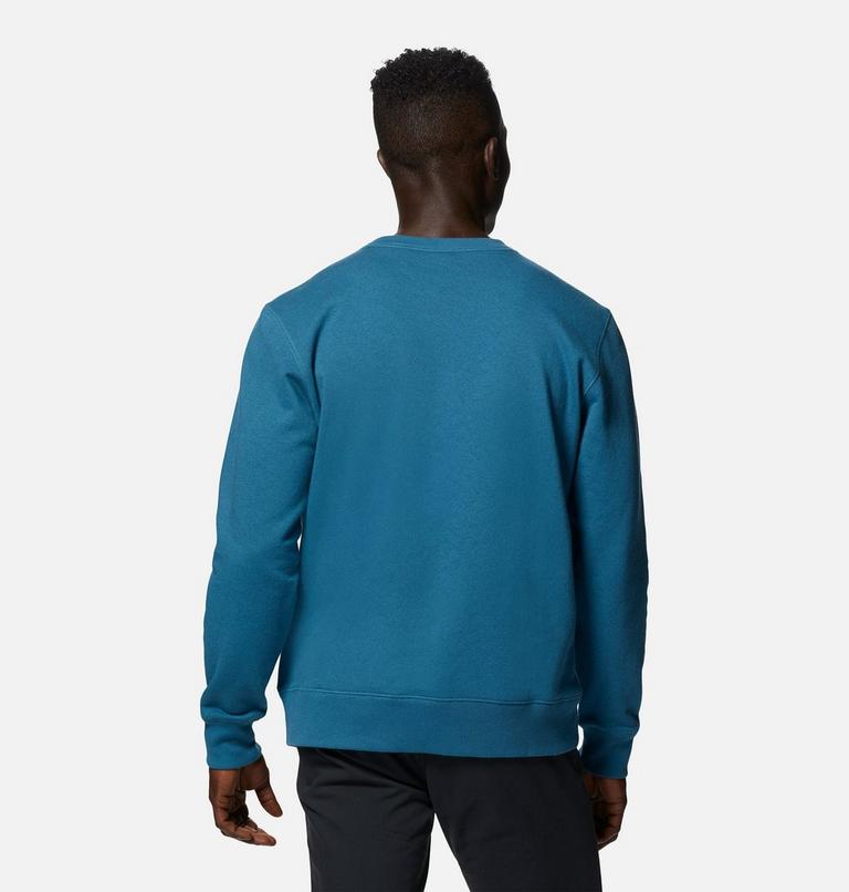 Men's MHW Logo Pullover Crew, Color: Caspian, image 2