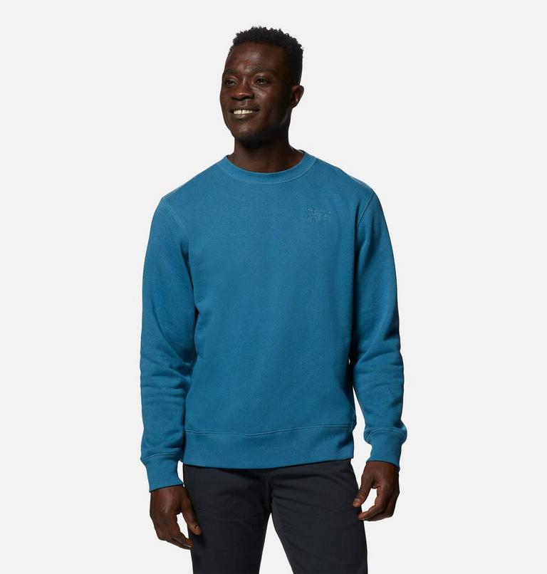 Men's MHW Logo Pullover Crew, Color: Caspian, image 1