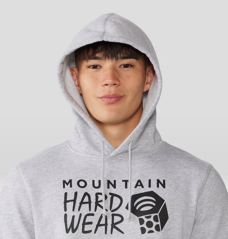 Chandail à capuchon MHW Logo Homme, Color: Hardwear Grey Heather, image 4