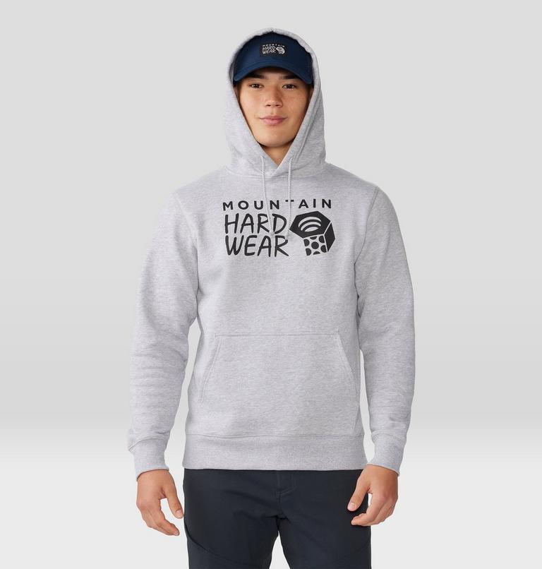 Chandail à capuchon MHW Logo Homme, Color: Hardwear Grey Heather, image 1