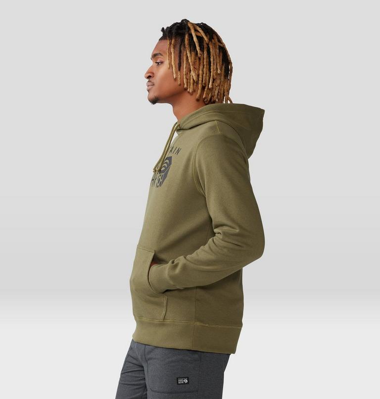 Chandail à capuchon MHW Logo Homme, Color: Combat Green, image 3