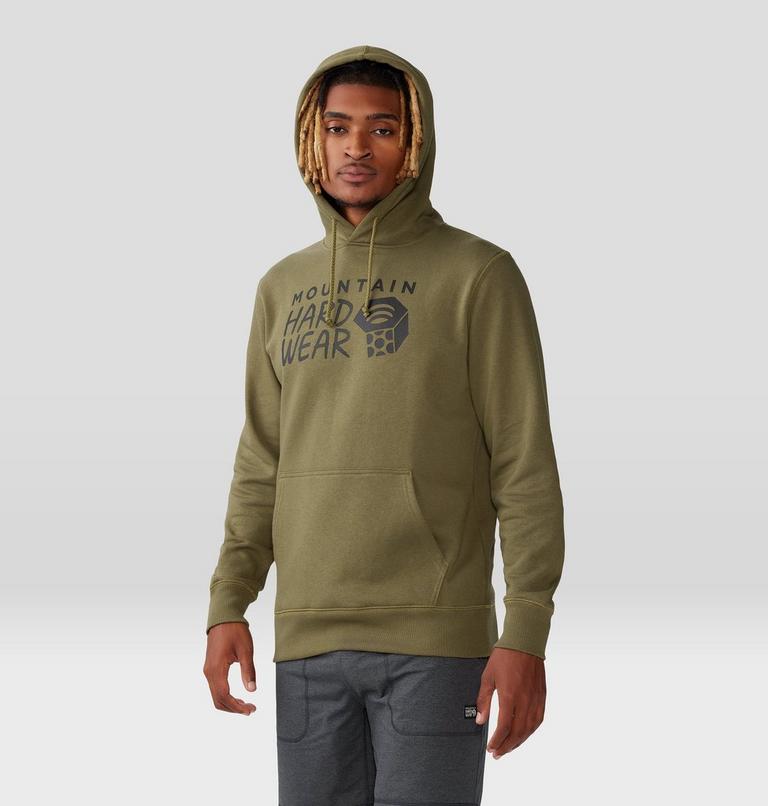 Chandail à capuchon MHW Logo Homme, Color: Combat Green, image 5
