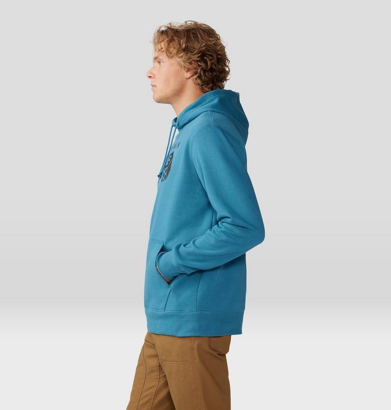 Chandail à capuchon MHW Logo Homme, Color: Caspian, image 3