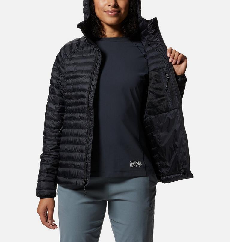 Manteau à capuchon Alpintur Femme, Color: Black, image 7