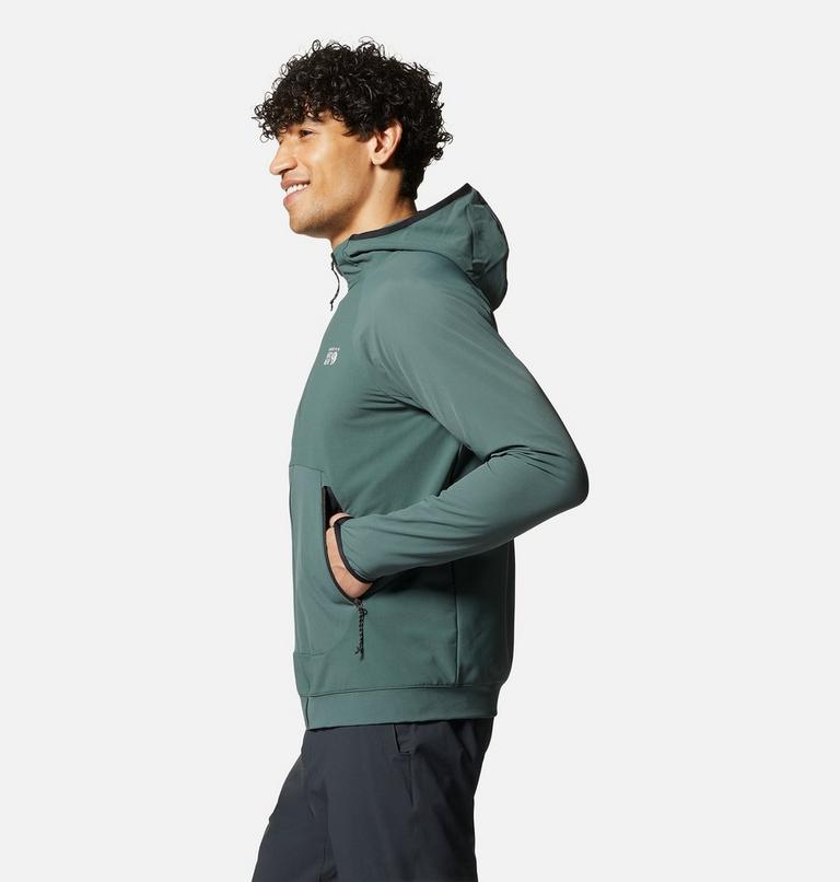 Chandail à capuchon avec fermeture éclair Winter Journey Homme, Color: Black Spruce, image 3