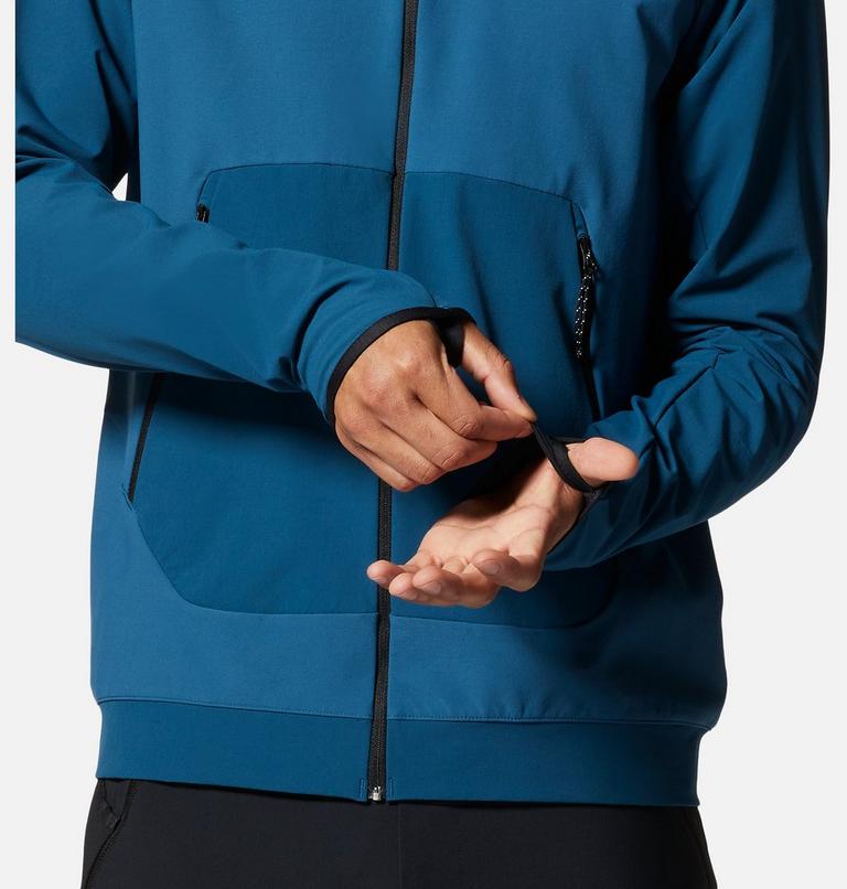 Men's Winter Journey Full Zip Hoody, Color: Dark Caspian, image 5
