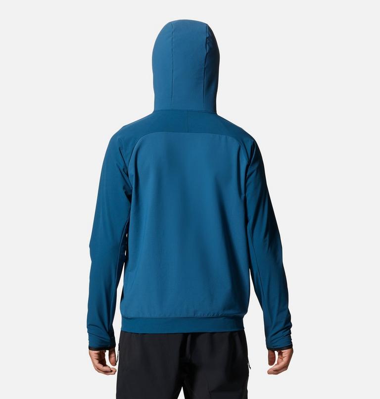 Men's Winter Journey Full Zip Hoody, Color: Dark Caspian, image 2