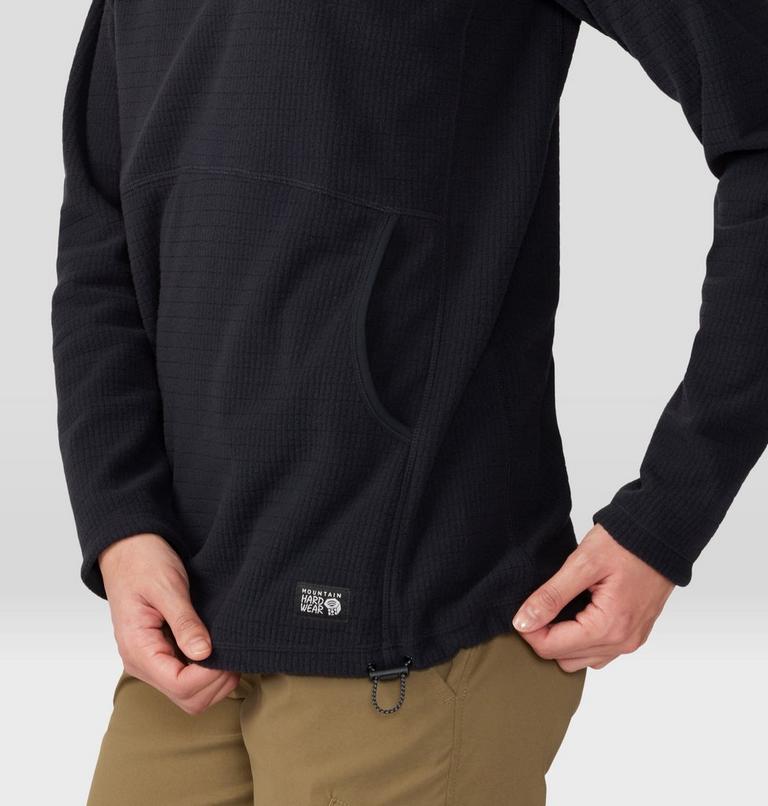 Women's Summit Grid Tunic Hoody, Color: Black, image 5