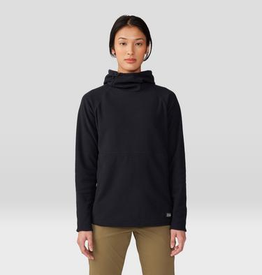 Women's Summit Grid Tunic Hoody, Color: Black, image 17