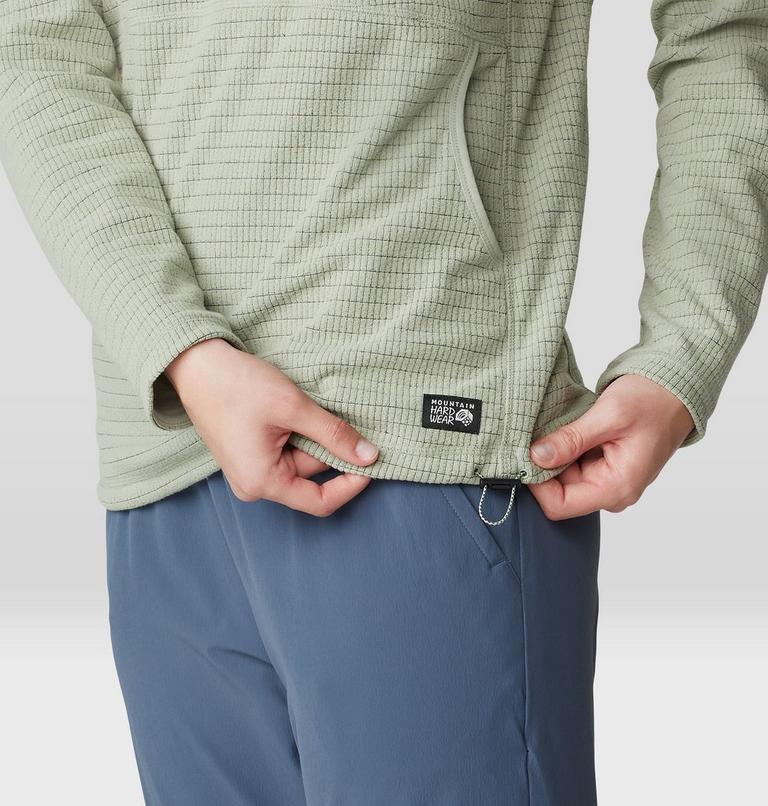 Femme Summit Grid Tunic Chandail à capuchon, Color: White Sage, image 5