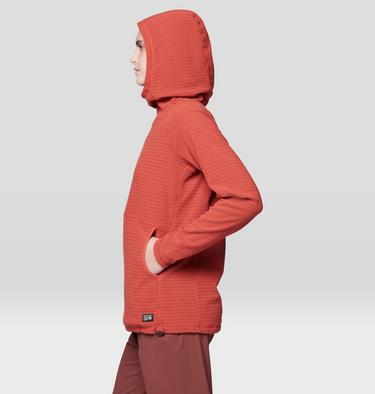 Women's Summit Grid Tunic Hoody, Color: Mars Red, image 15