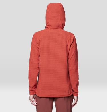 Women's Summit Grid Tunic Hoody, Color: Mars Red, image 14
