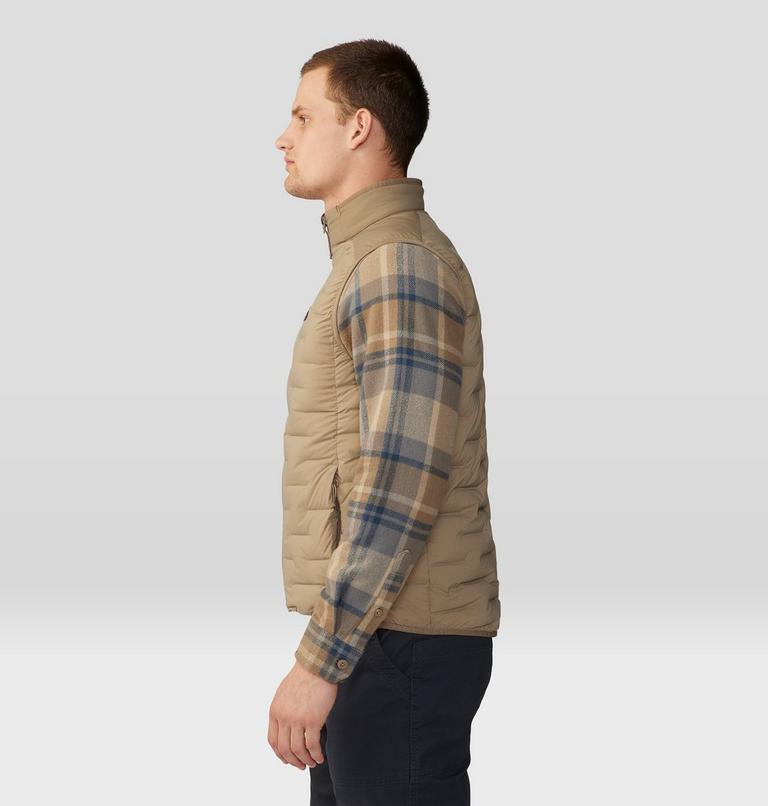 Veste sans manches Stretchdown Homme, Color: Trail Dust, image 3