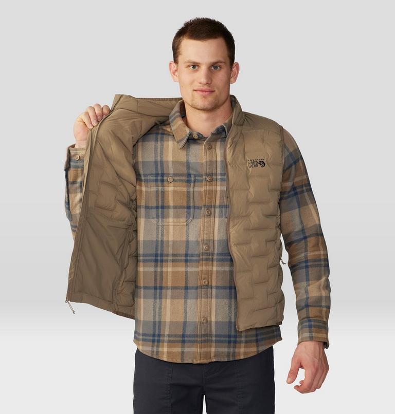 Veste sans manches Stretchdown Homme, Color: Trail Dust, image 5
