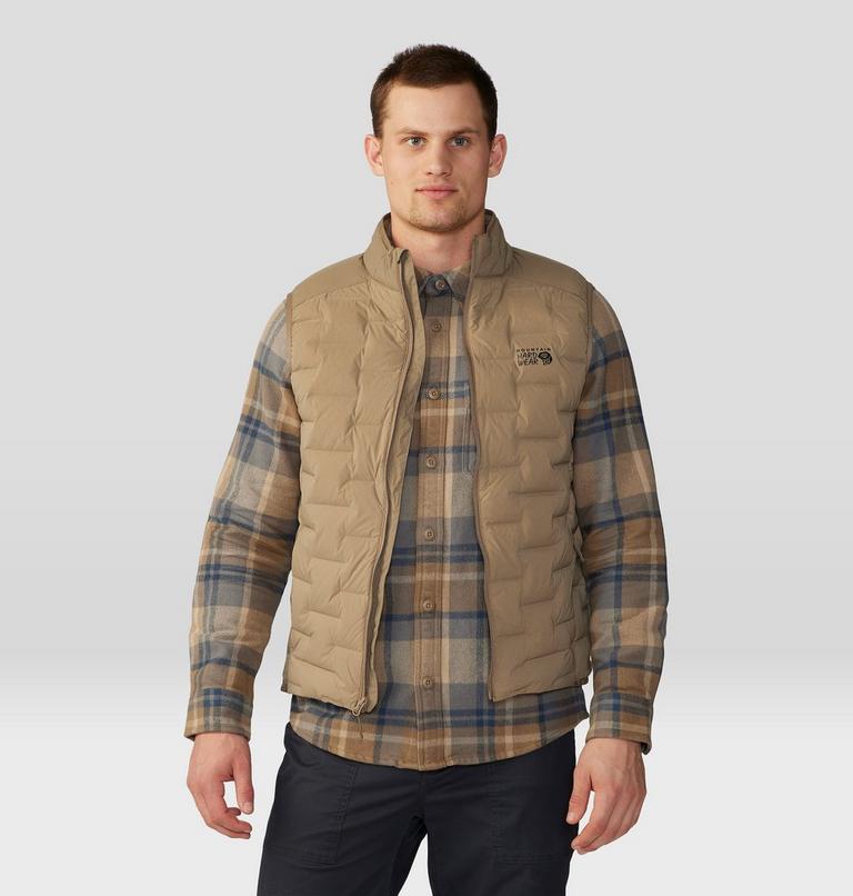 Veste sans manches Stretchdown Homme, Color: Trail Dust, image 1