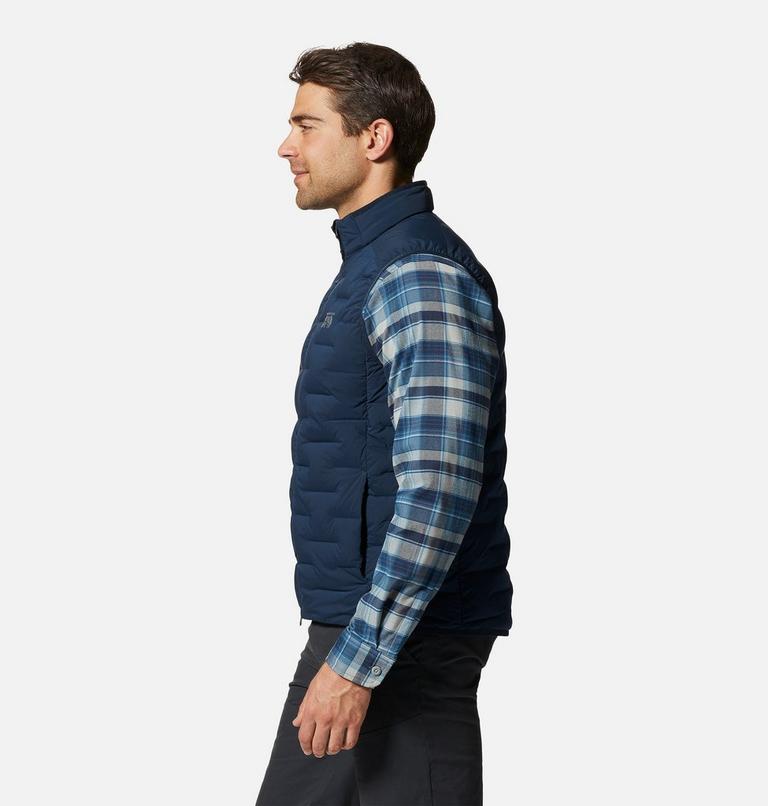 Veste sans manches Stretchdown Homme, Color: Hardwear Navy, image 3