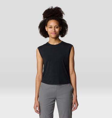 Women's Trekkin Go Sleeveless, Color: Black, image 5