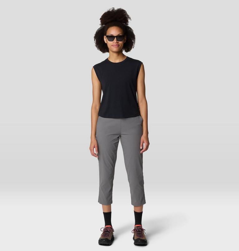 Women's Trekkin Go Sleeveless, Color: Black, image 2