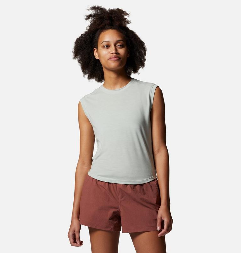 Women's Trekkin Go Sleeveless, Color: Cactus White, image 1