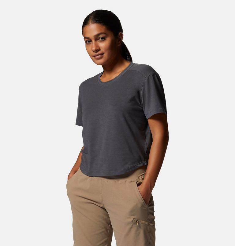 Women's Trekkin Go Short Sleeve, Color: Volcanic, image 5