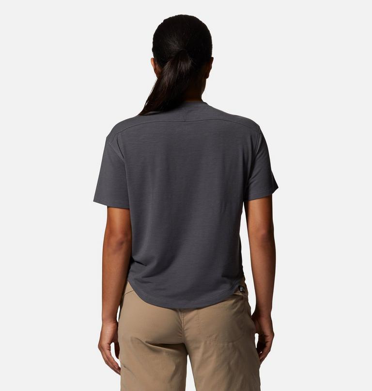 Women's Trekkin Go Short Sleeve, Color: Volcanic, image 2