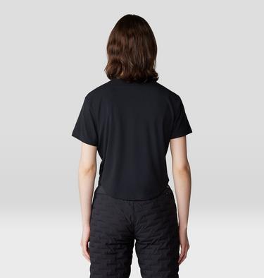 Women's Trekkin Go Short Sleeve, Color: Black, image 2