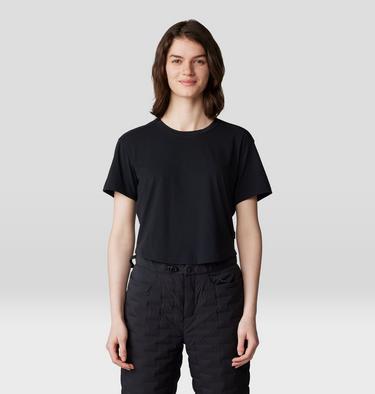 Women's Trekkin Go Short Sleeve, Color: Black, image 1