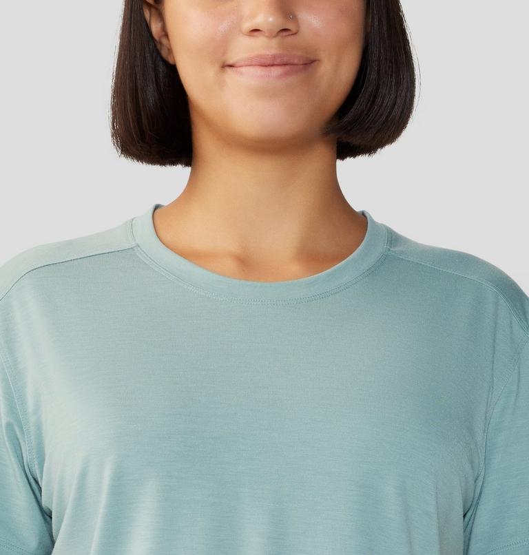 Women's Trekkin Go Short Sleeve, Color: Lichen Green, image 4