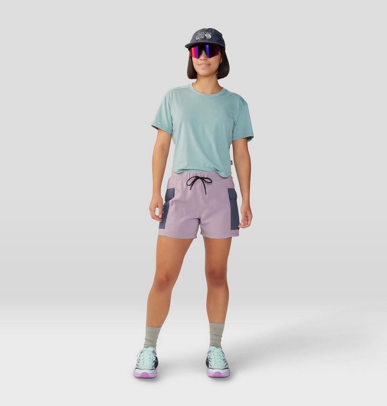 Women's Trekkin Go Short Sleeve, Color: Lichen Green, image 6