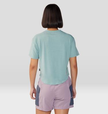 Women's Trekkin Go Short Sleeve, Color: Lichen Green, image 14