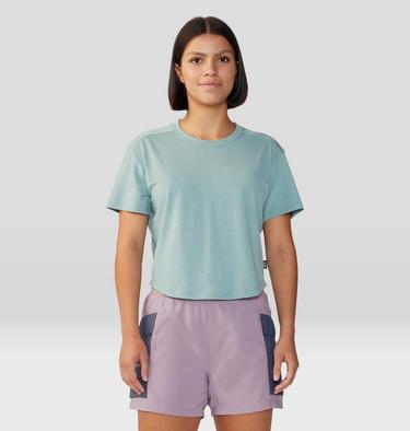Women's Trekkin Go Short Sleeve, Color: Lichen Green, image 13
