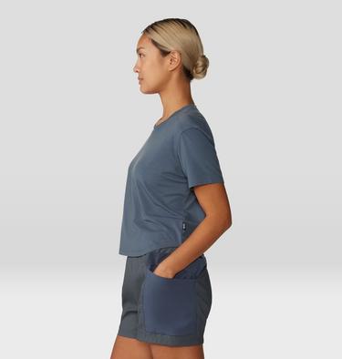 Women's Trek N Go Short Sleeve, Color: Blue Slate, image 3