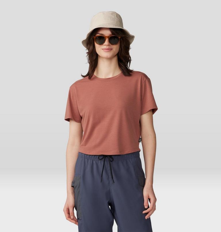 Women's Trekkin Go Short Sleeve, Color: Dark Quartz, image 5