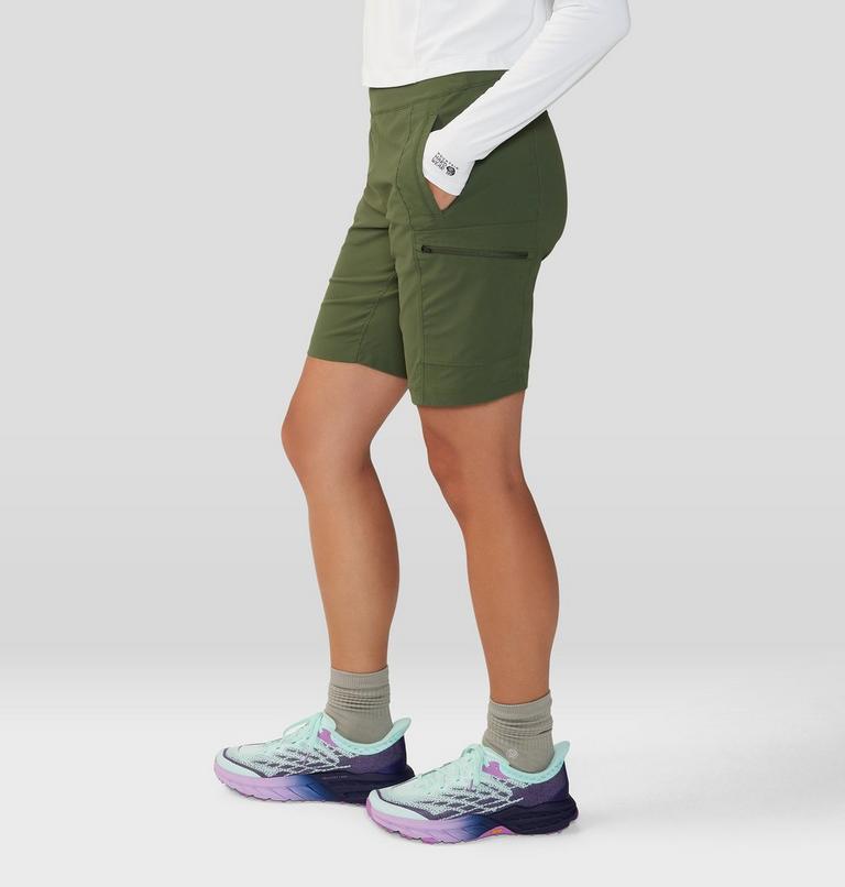 Women's Dynama High Rise Bermuda Short, Color: Surplus Green, image 3