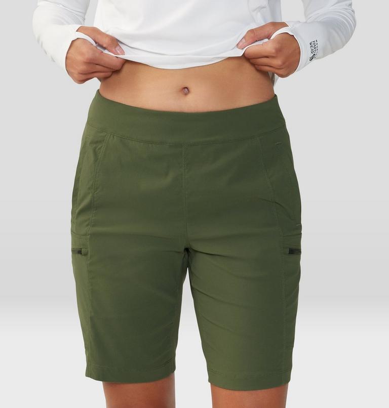 Women's Dynama High Rise Bermuda Short, Color: Surplus Green, image 4